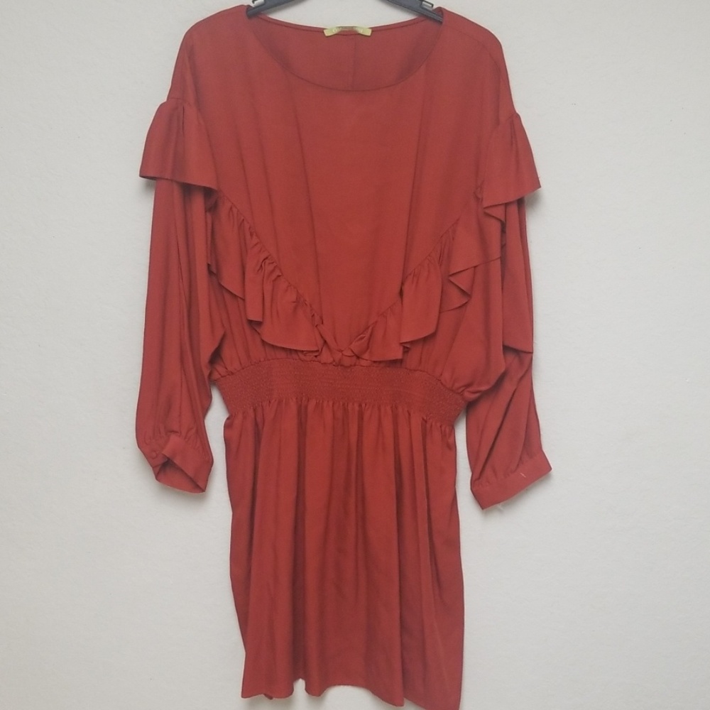 Burnt orange dress